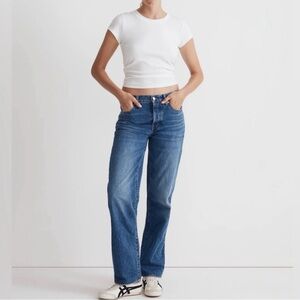Madewell Low Slung Straight Jeans (Tall)